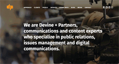 Desktop Screenshot of devinepartners.com